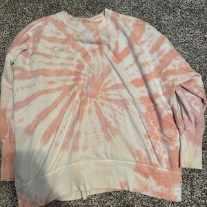 Abercrombie & Fitch Soft Collection Sweatshirt in Pink and Cream